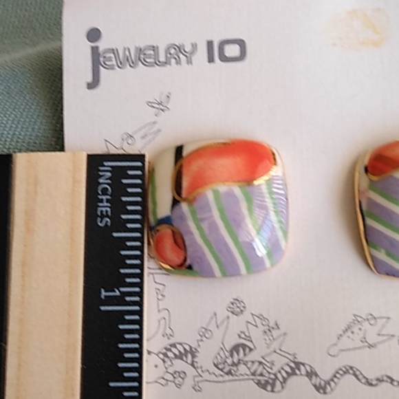 ARTIST MADE PORCELAIN EARRING'S - Picture 5 of 7